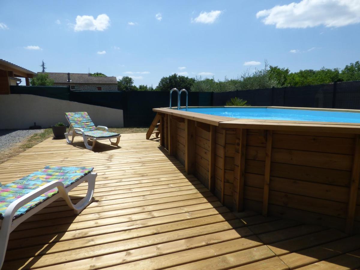 Villa Les Locs Du Grazel Ruoms Esterno foto